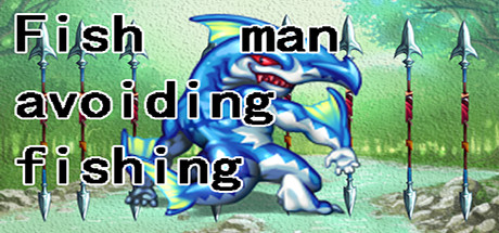 Fish man avoiding fishing cover art