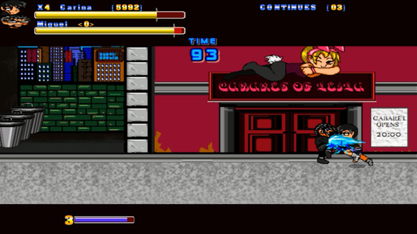 Screenshot z Revenge on the Streets