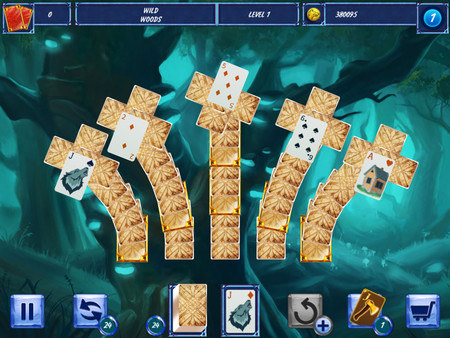 Screenshot z Fairytale Solitaire: Red Riding Hood