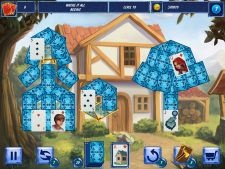 Screenshot z Fairytale Solitaire: Red Riding Hood