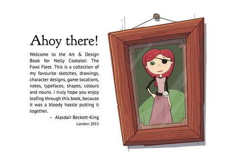 Nelly Cootalot: The Fowl Fleet - Artbook.