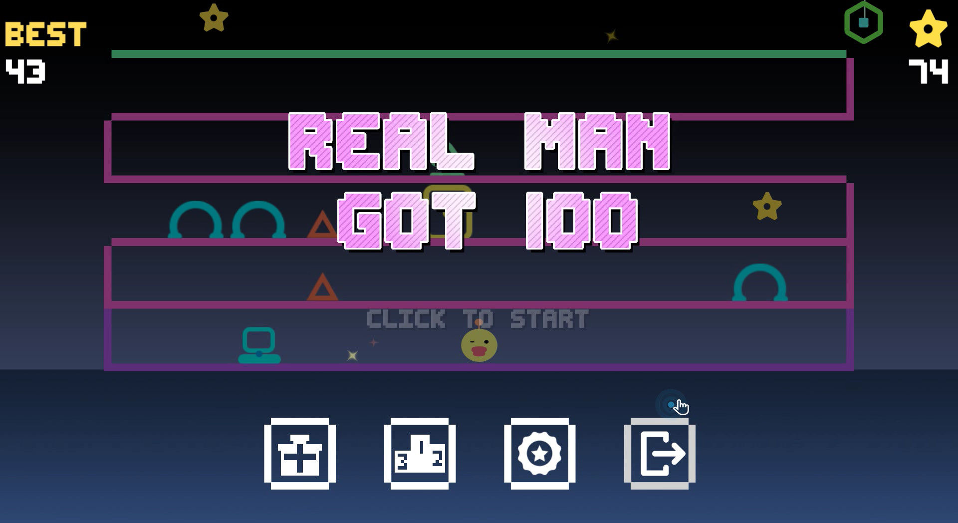 #2. Real Man Got 100 | 是男人上100层 (Steam) Podle: LUCKY STAR STUDIO