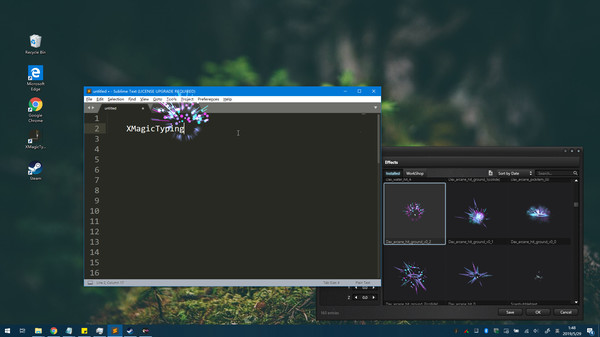 Screenshot z XMagicTyping