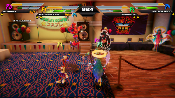 Screenshot z Mighty Fight Federation