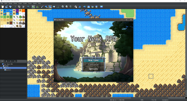 Screenshot z RPG Maker MZ Screenshot z RPG Maker MZ