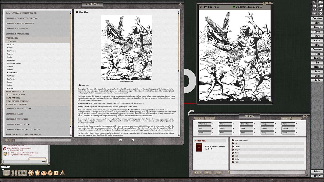 Fantasy Grounds - D&D Classics: PHBR11 The Complete Ranger's Handbook (2E) Featured Screenshot #1