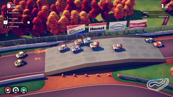 Screenshot z Circuit Superstars