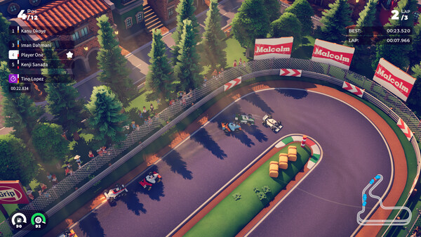 Screenshot z Circuit Superstars