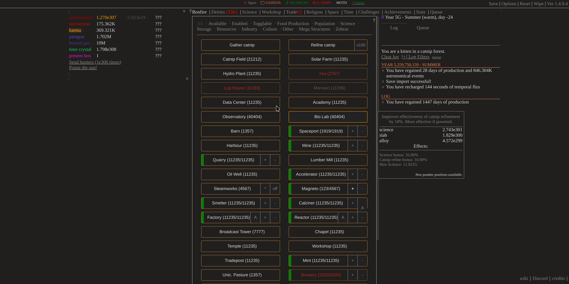 Kittens Game Featured Screenshot #1