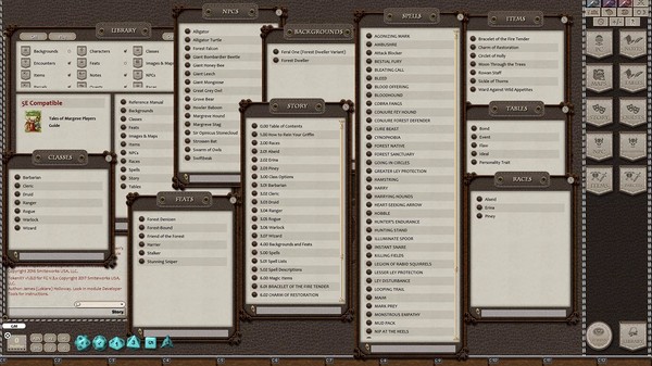 Fantasy Grounds - Margreve Player’s Guide (5E)