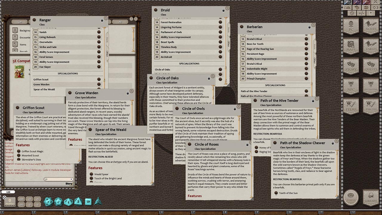 Fantasy Grounds - Margreve Player’s Guide (5E) Featured Screenshot #1