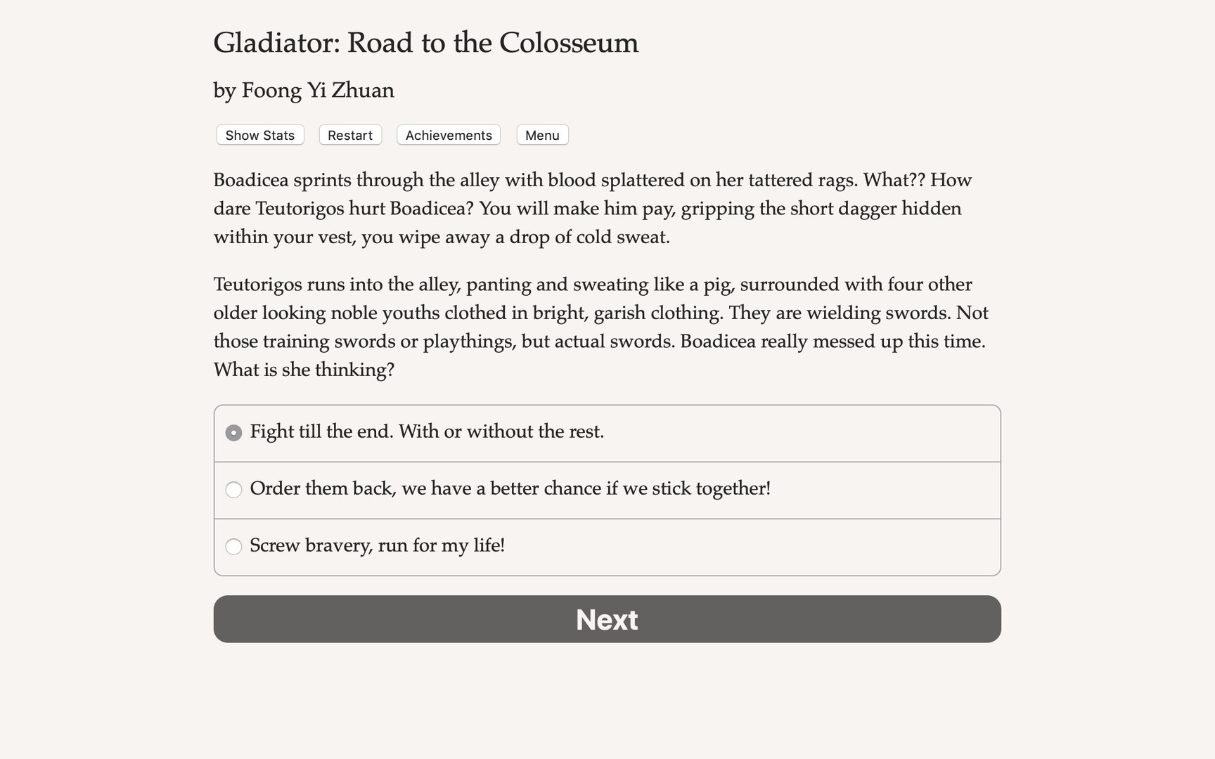 Скриншот Gladiator: Road to the Colosseum — 1