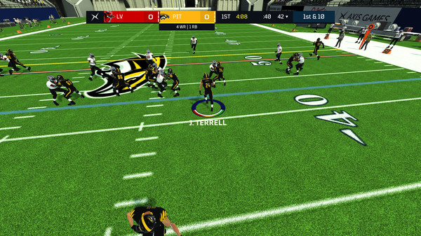 Screenshot z Axis Football 2019