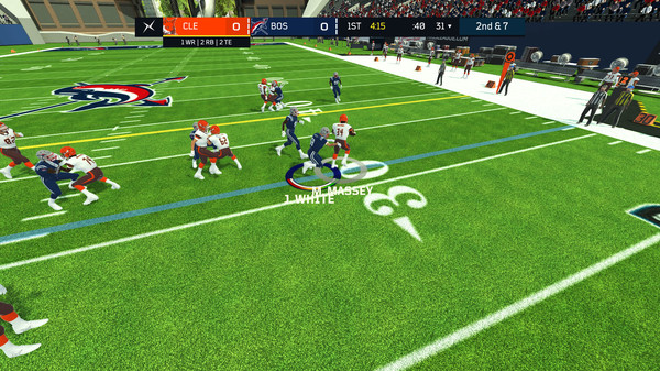 Screenshot z Axis Football 2019