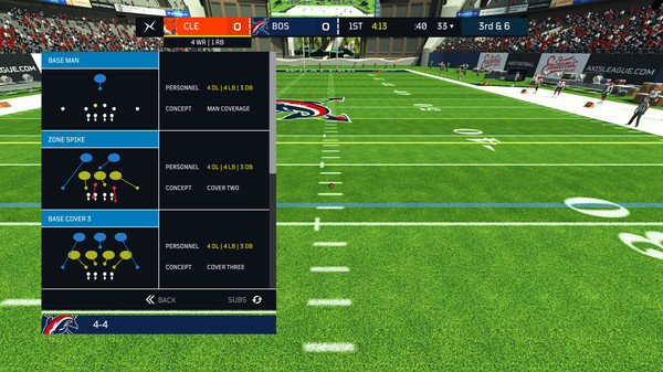 Screenshot z Axis Football 2019