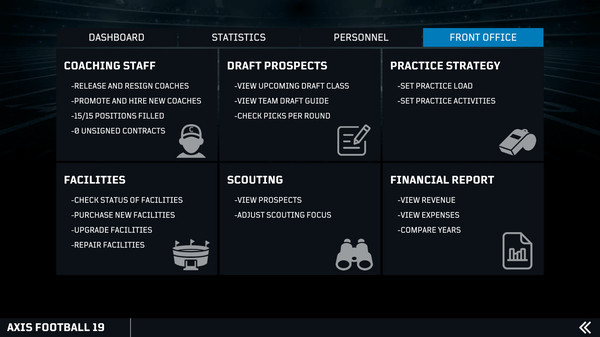 Screenshot z Axis Football 2019