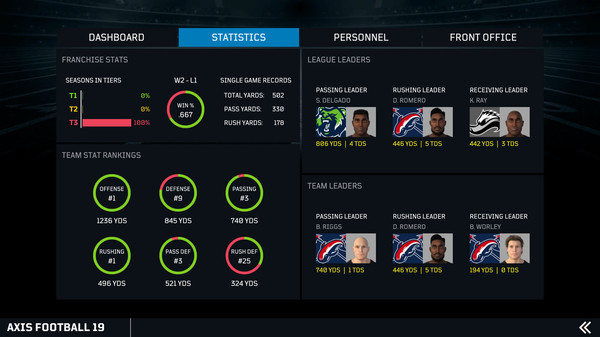 Screenshot z Axis Football 2019