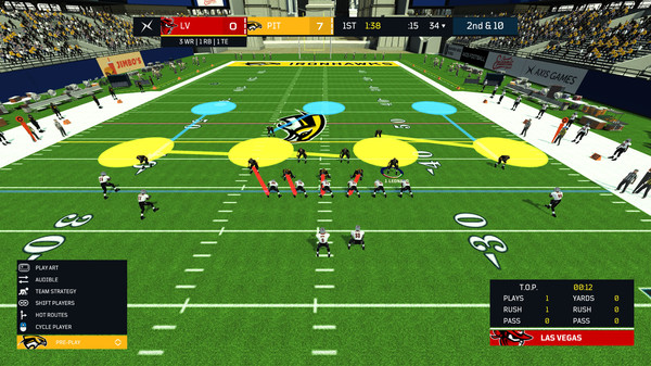 Screenshot z Axis Football 2019