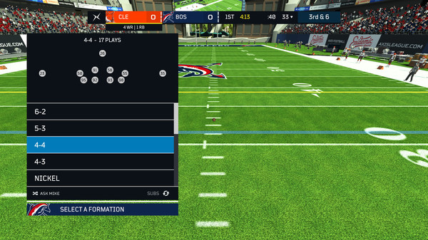 Screenshot z Axis Football 2019