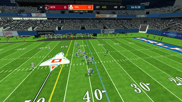 Screenshot z Axis Football 2019