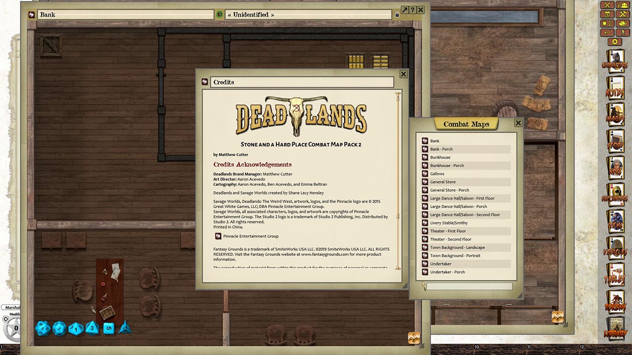 Fantasy Grounds - Stone and a Hard Place Combat Map Set 2 (Map Pack) screenshot 1