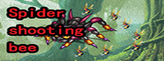 Spider shooting bee