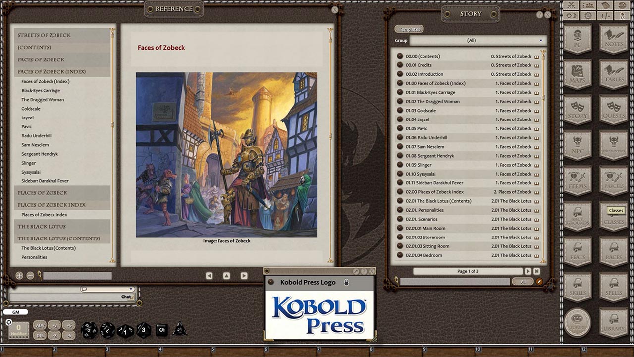 Fantasy Grounds - Streets of Zobeck (5E) Featured Screenshot #1