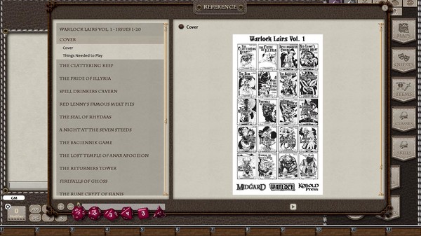 Fantasy Grounds - Warlock Lairs Volume 1 (5E)
