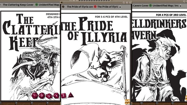 Fantasy Grounds - Warlock Lairs Volume 1 (5E)