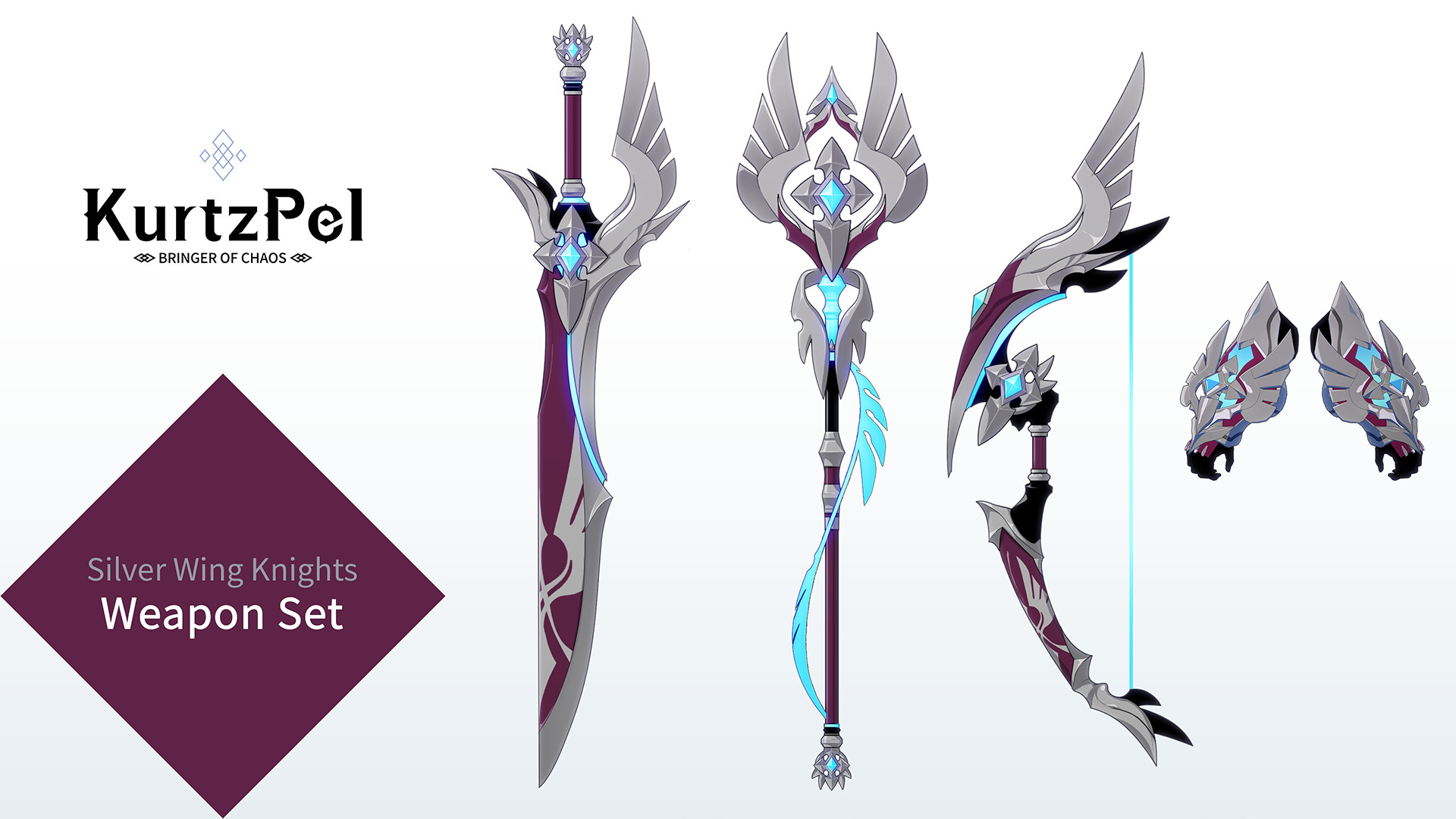 KurtzPel - Silver Wing Knights Weapon Set Featured Screenshot #1