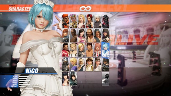 DOA6 Happy Wedding Costume Vol.1 - NiCO