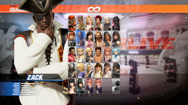 DOA6 Pirates of the 7 Seas Costume Vol.1 - Zack
