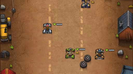 Rude Racers: 2D Combat Racing video 2