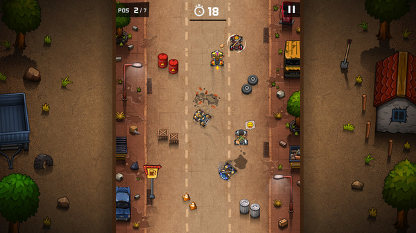 Screenshot z Rude Racers Screenshot z Rude Racers