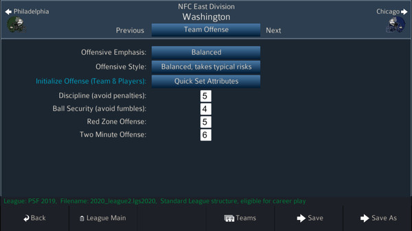 Screenshot z Pro Strategy Football 2020 Screenshot z Pro Strategy Football 2020