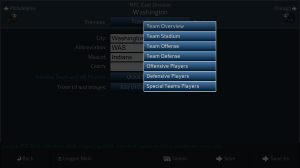 Screenshot z Pro Strategy Football 2020 Screenshot z Pro Strategy Football 2020