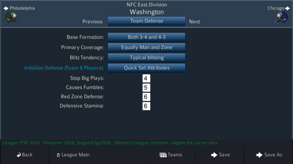 Screenshot z Pro Strategy Football 2020 Screenshot z Pro Strategy Football 2020