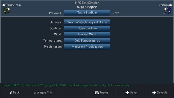 Screenshot z Pro Strategy Football 2020 Screenshot z Pro Strategy Football 2020