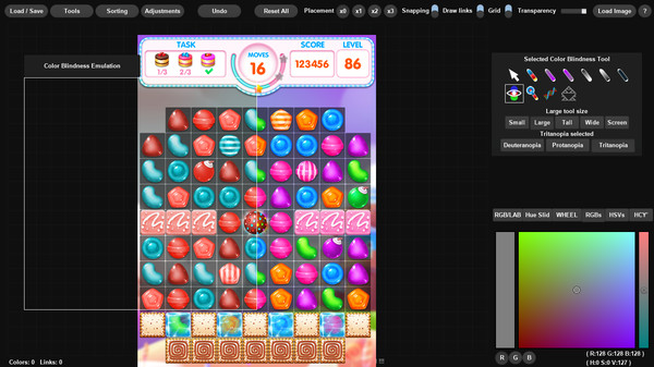 Screenshot z Palette Wizard Screenshot z Palette Wizard