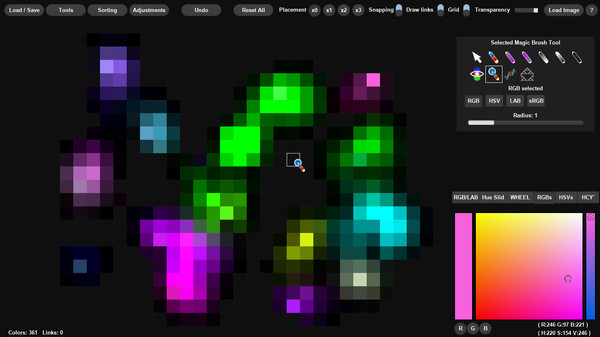 Screenshot z Palette Wizard Screenshot z Palette Wizard
