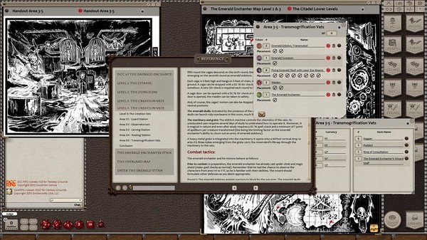Fantasy Grounds - Dungeon Crawl Classics #69: The Emerald Enchanter (DCC)