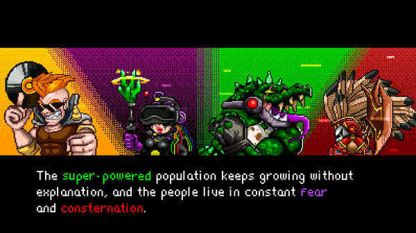 Screenshot z Neon City Riders