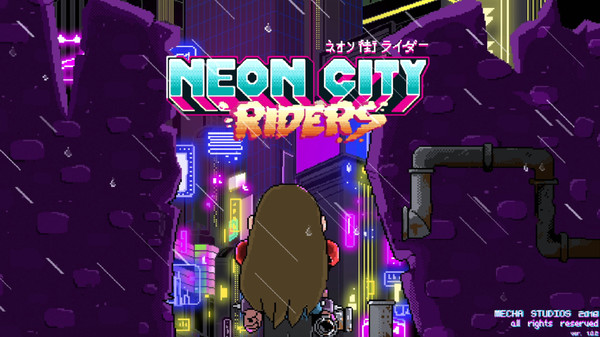 Screenshot z Neon City Riders