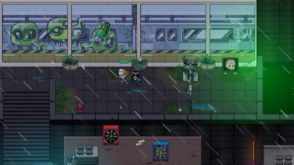 Screenshot z Neon City Riders