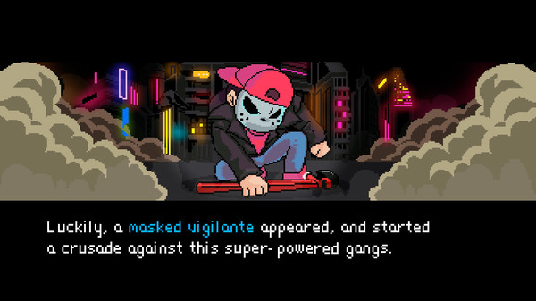 Screenshot z Neon City Riders