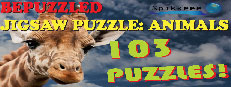Bepuzzled Jigsaw Puzzle: Animals 103 Puzzles