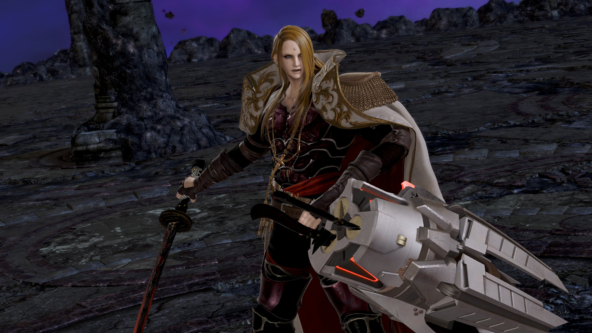 DFF NT: Imperial Court Attire Appearance Set for Zenos yae Galvus Featured Screenshot #1