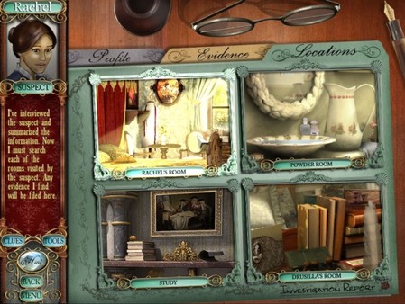 Screenshot z Mystery Masterpiece: The Moonstone