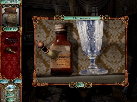 Screenshot z Mystery Masterpiece: The Moonstone