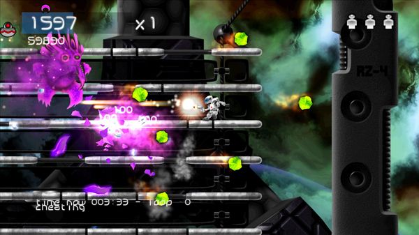 Screenshot z Alien Zombie Megadeath